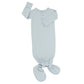 Knotted Gown- Powder Blue