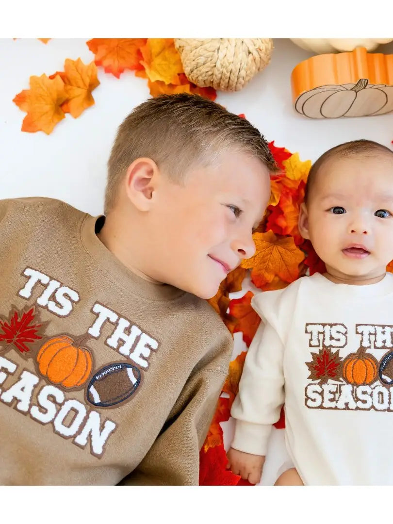 Tis the Season Pumpkin Patch Long Sleeve Romper