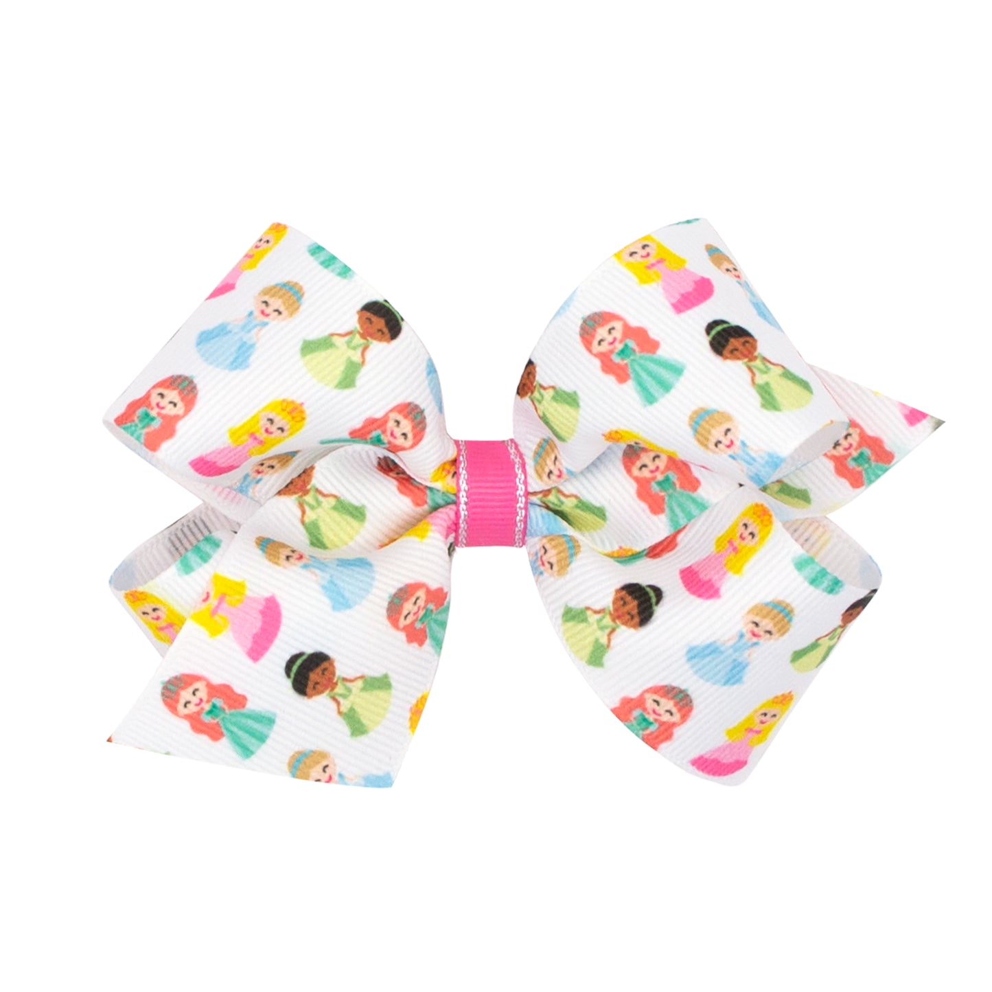 Princess Printed Grosgrain Hair Bow