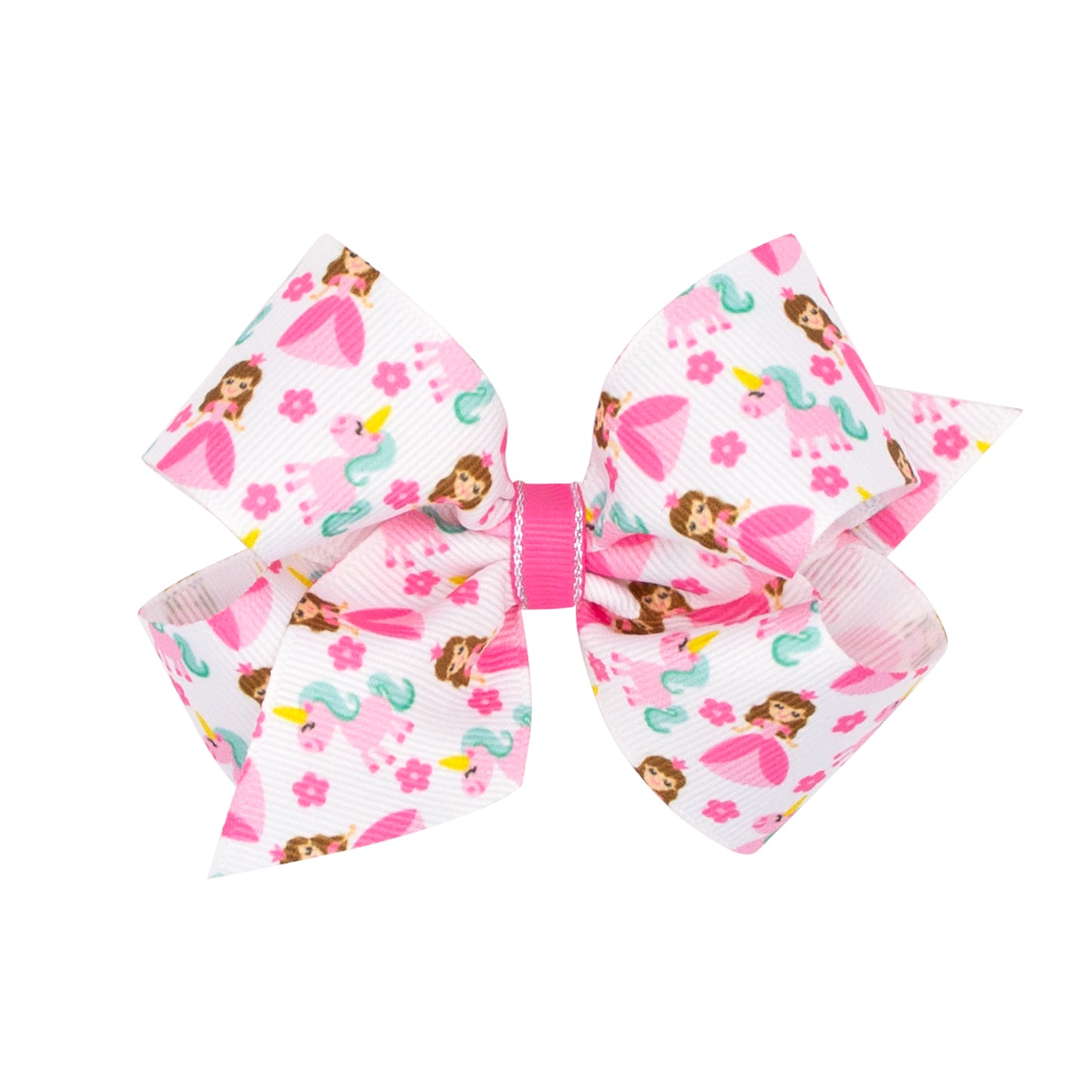 Unicorn Printed Grosgrain Hair Bow