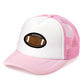 Football Patch Trucker Hat - Pink/White