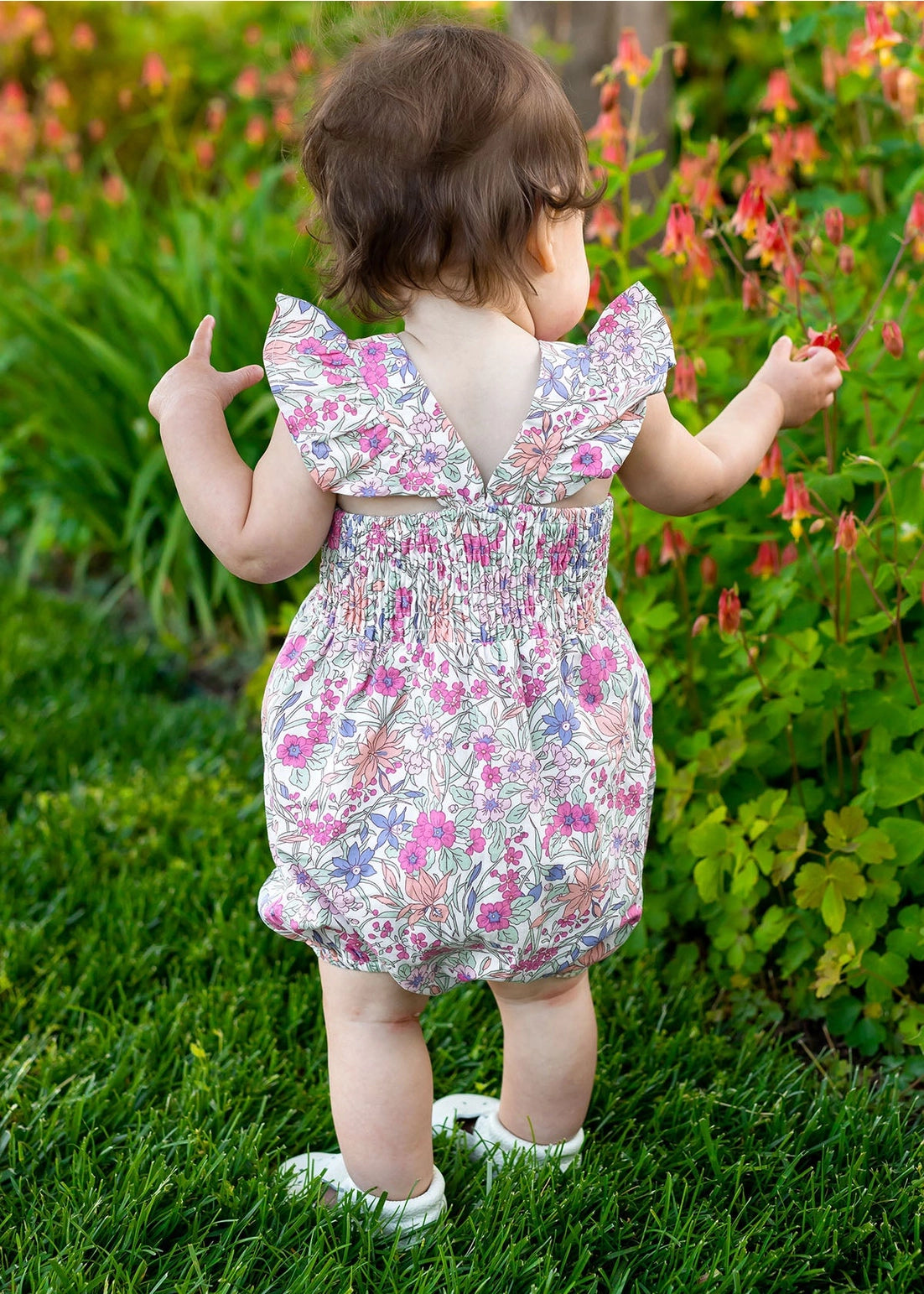 Ophilia Floral Print Romper