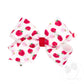 Apple Pink Medium Back to School Print Grosgrain Hair Bow