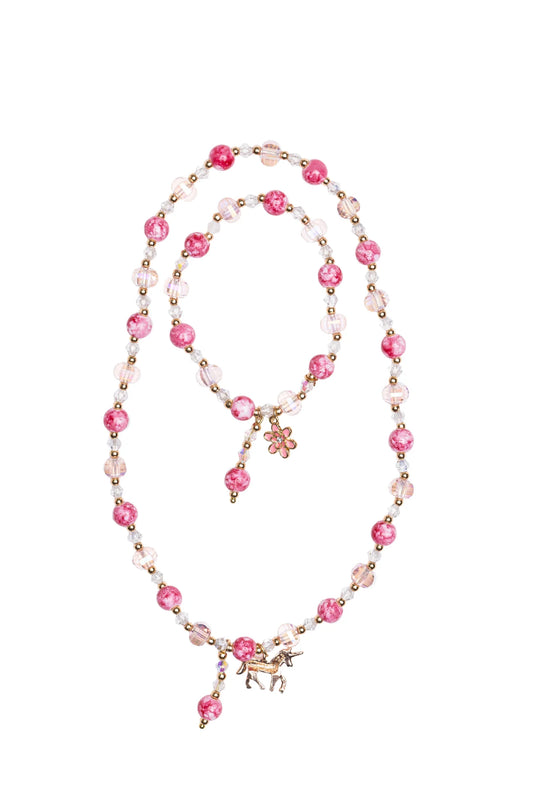 Boutique Pink Crystal Necklace Assortment