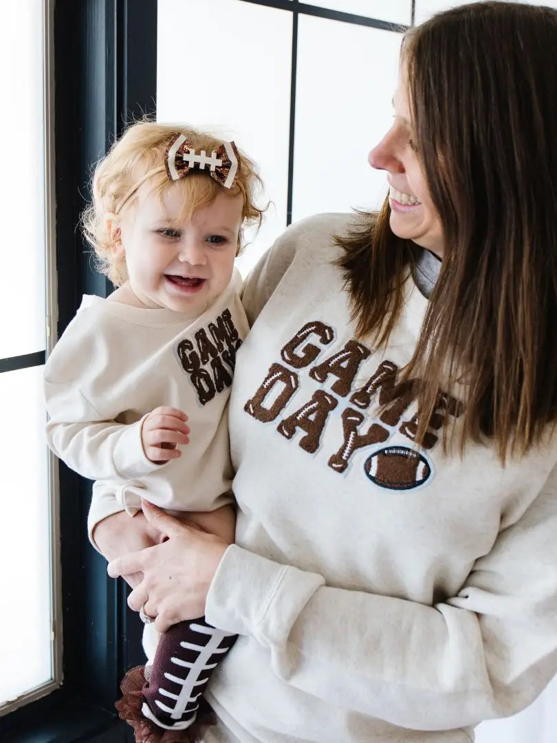 Game Day Patch Long Sleeve Romper