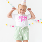 Birthday Girl Toddler Girl Ruffled Top