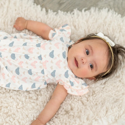 Happy Hens- Ruffle Romper