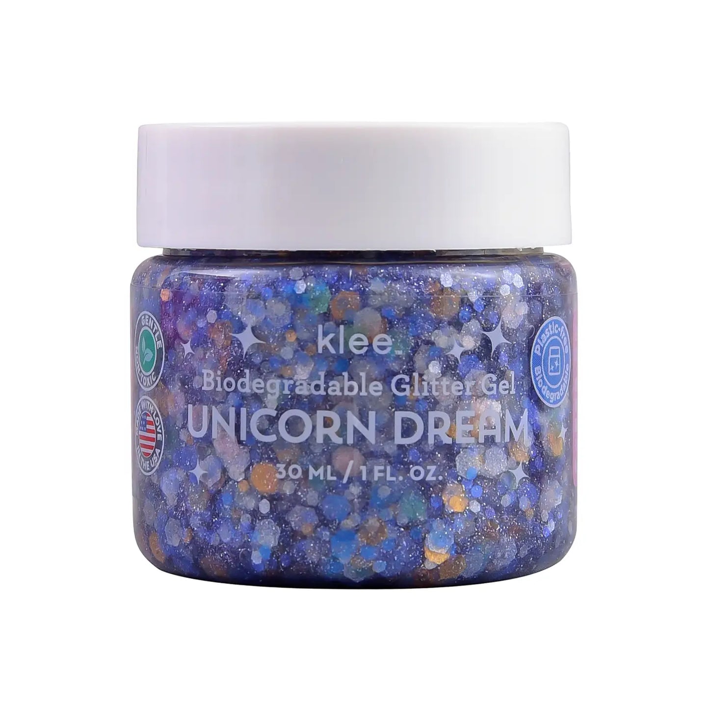 Unicorn Dream - Klee Biodegradable Glitter Gel, 1 oz