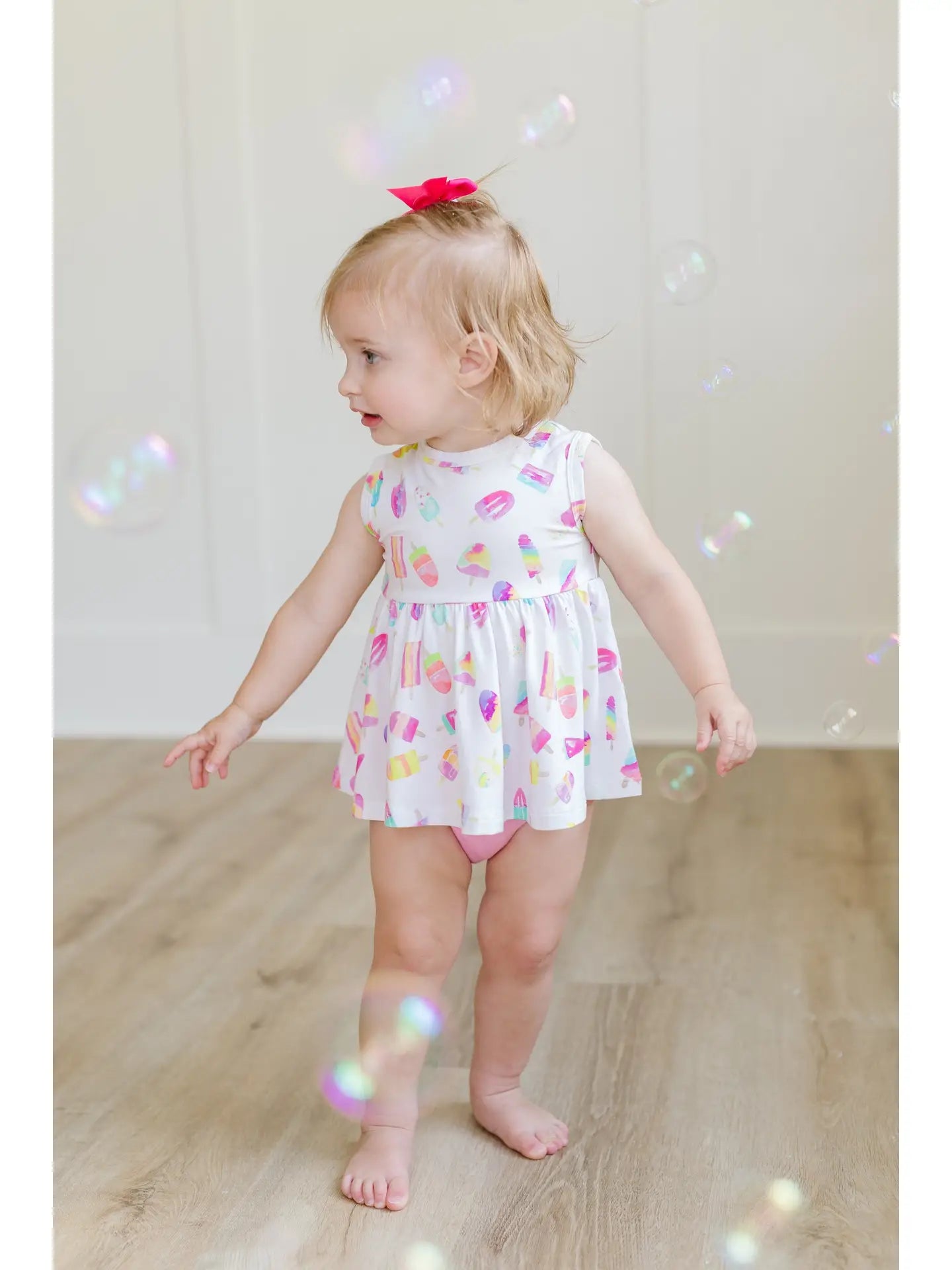 Popsicle Sleeveless Peplum Bloomer Set