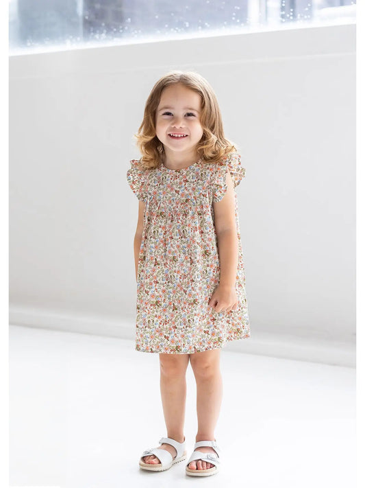 Sunset Fields Floral Dress