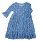 Southern Sweetheart Dress - Blue Doodle