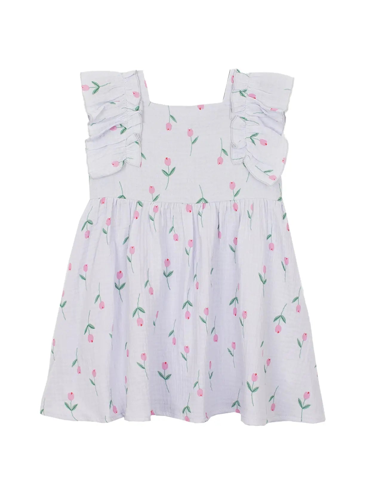 Tiny Tulip Floral Print Dress