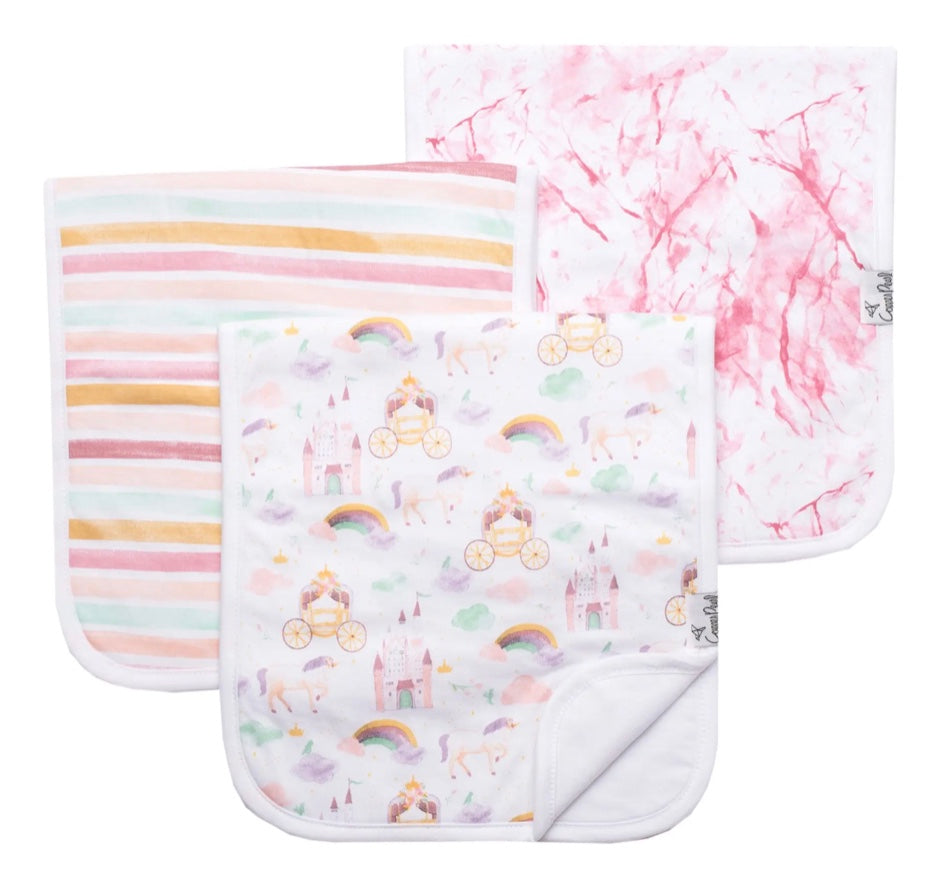 Enchanted Burp Cloth Set (3-pack)