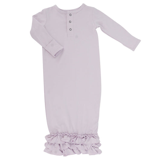 Lavender Ruffle Gown