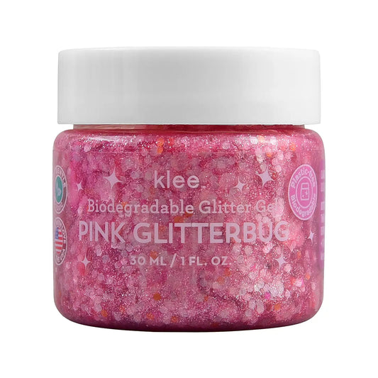 Pink Glitterbug- Klee Biodegradable Glitter Gel, 1 oz