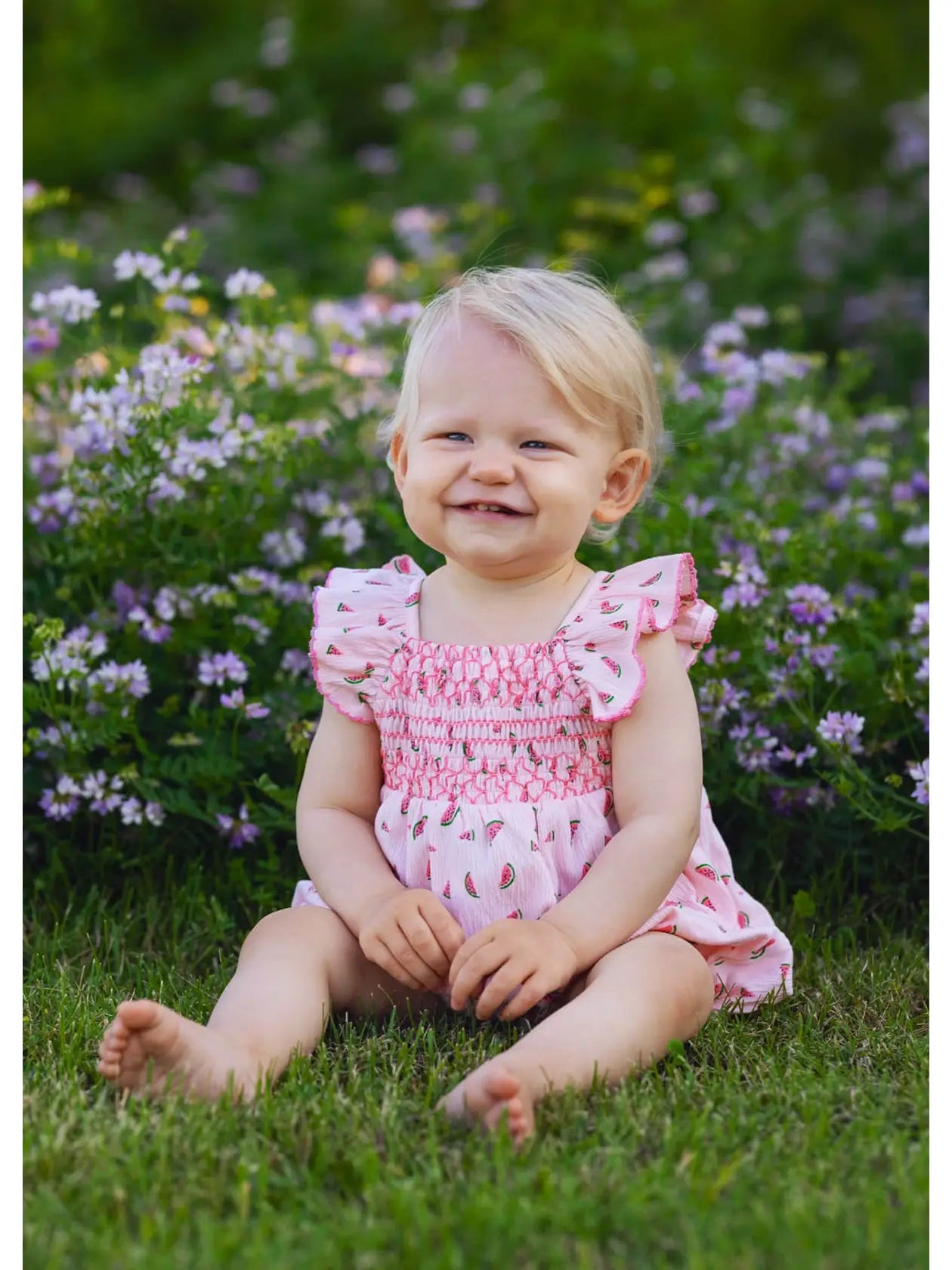 Watermelon Sugar Baby Romper