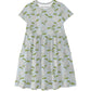 Hydrangeas Short Sleeve Pocket Dress