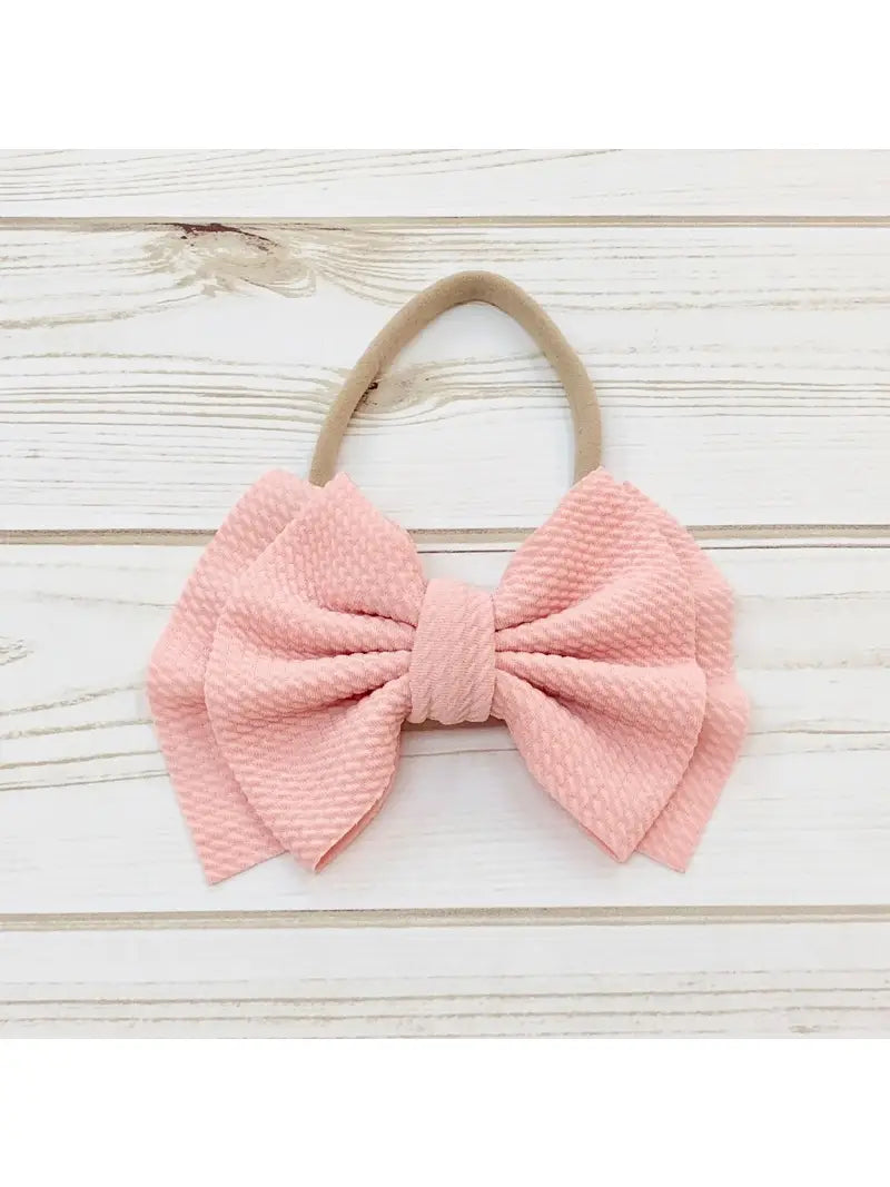 Blush Pink Elastic Headband