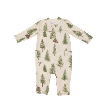 Cabin and Trees Romper