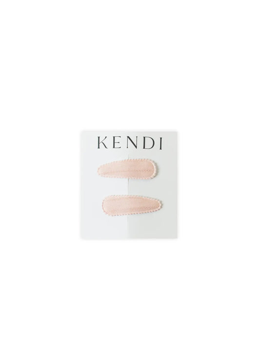 Kendi Baby Hair Clips 2 Pack - Blush