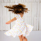 Up, Up, & Away Organic Cotton Dress For Kids