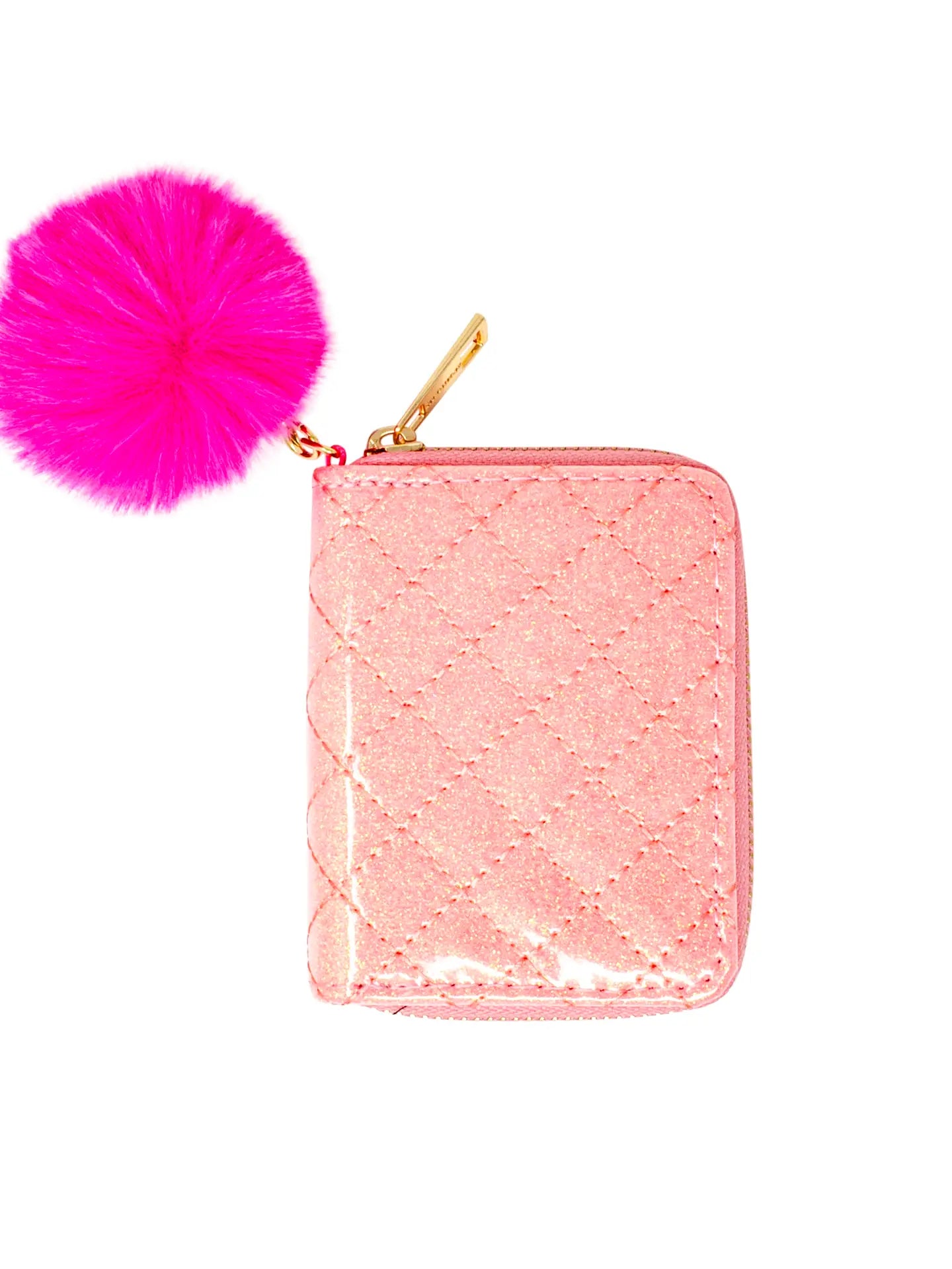 Bubblegum Sparkle Quilted Wallet