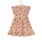 Ruffle Dress- Peach Lily of the Valley