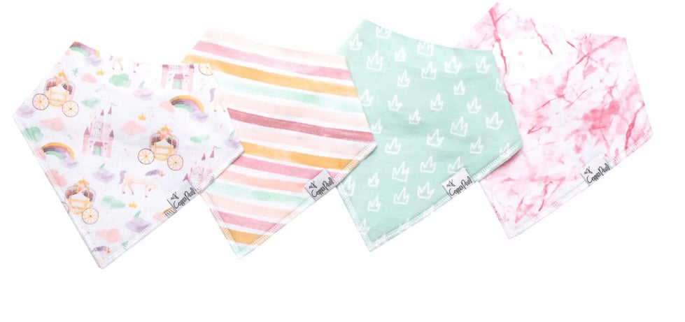 Enchanted Baby Bandana Bib Set (4-pack)