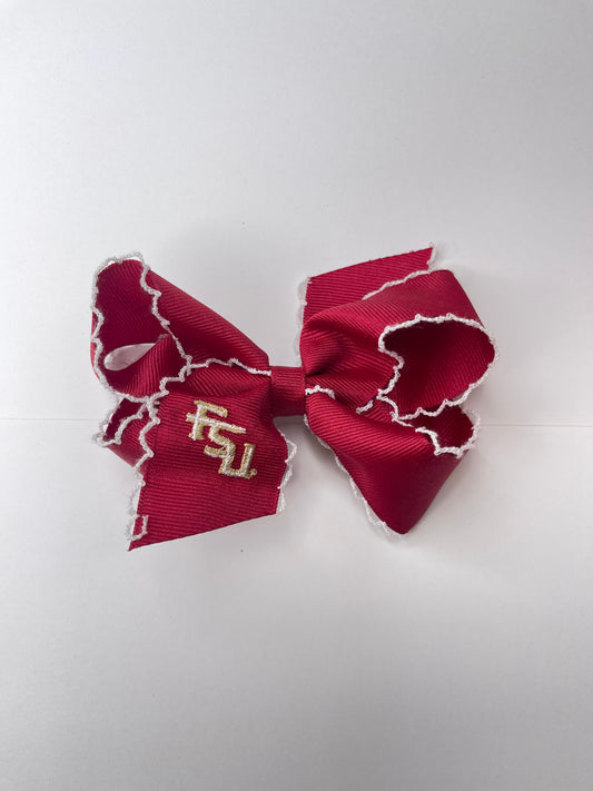 FSU Medium Moonstitch Gameday Bow