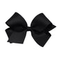 Black Classic Grosgrain Hair Bow