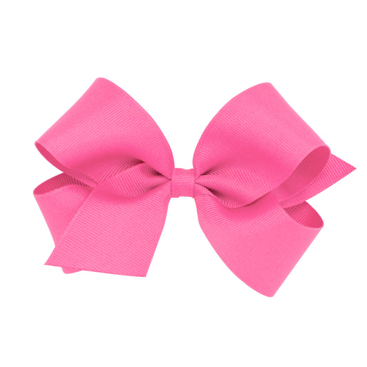 Hot Pink Classic Grosgrain Hair Bow