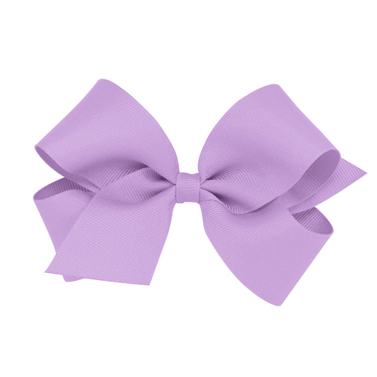 Light Orchid Classic Grosgrain Hair Bow