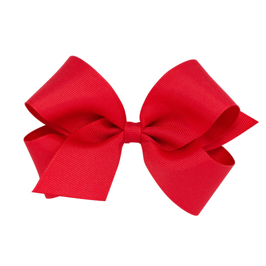 Red Classic Grosgrain Hair Bow