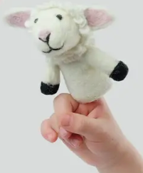 Sheep Finger Puppet