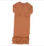 Ruffle Gown - Pumpkin Spice Pumpkin Spice