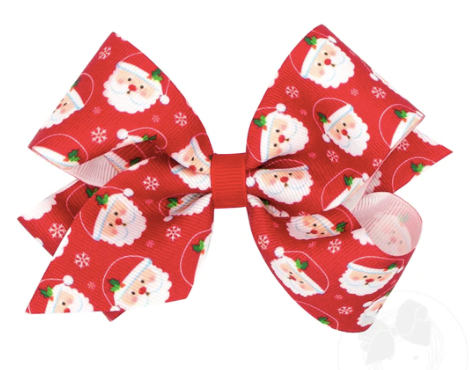 Medium Santa #2 Wee Ones Bow