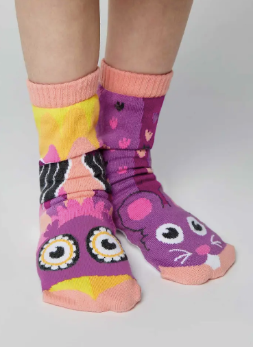 Pals Owl & Mouse Socks
