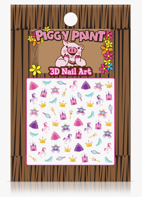 Princess Nail Art- Piggy Paint