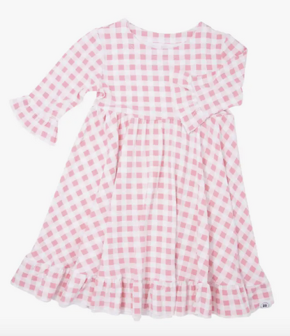Pink Gingham Southern Sweetheart Dress