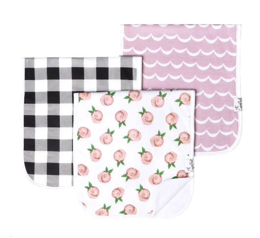 Rosie Burp Cloth Set (3 pack)