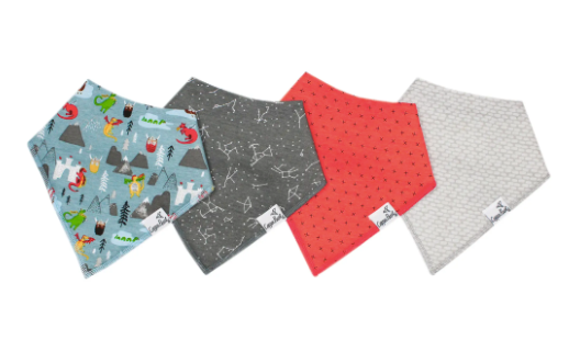 Viking Bandana Bib Set (4 pack)