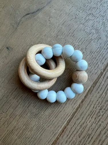 Gray Marble Ring Teether (LofP)