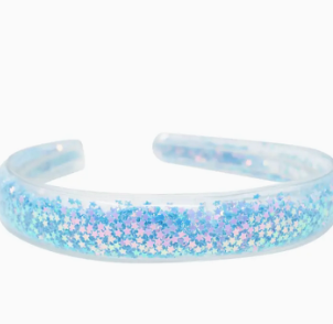 Blue Confetti Stars Headband