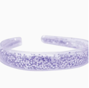 Purple Confetti Star Headband