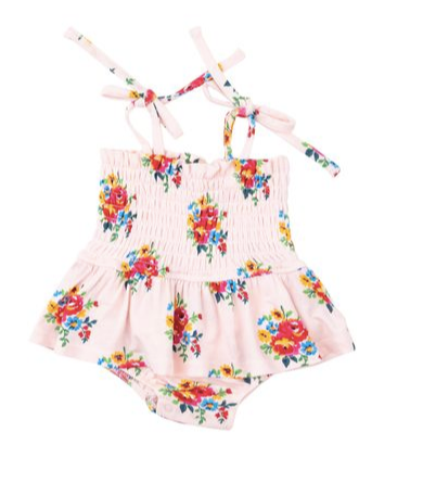 Pretty Bouquets Smocked Bubble