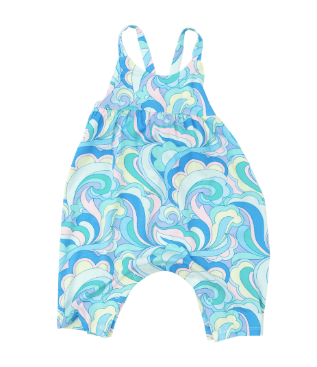 Swirls Tie Back Romper