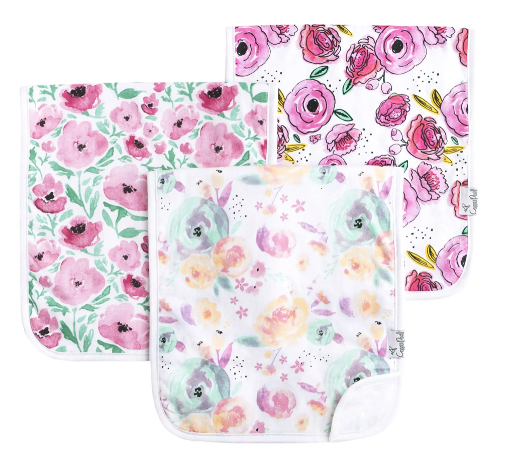 Bloom Burp Cloth Set 3-Pack