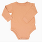 Long Sleeve Bodysuit-Pumpkin Spice