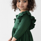 Spruce Ruffle Twirl Dress
