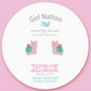 Clip On Cutie Earrings- Snuggly Snail